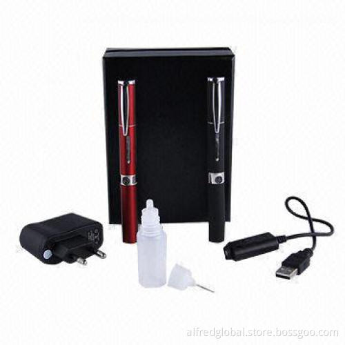 Pen Style Electronic Cigarettes, 650/900/1,100mAh Battery Capacity, OEM Orders Welcomed